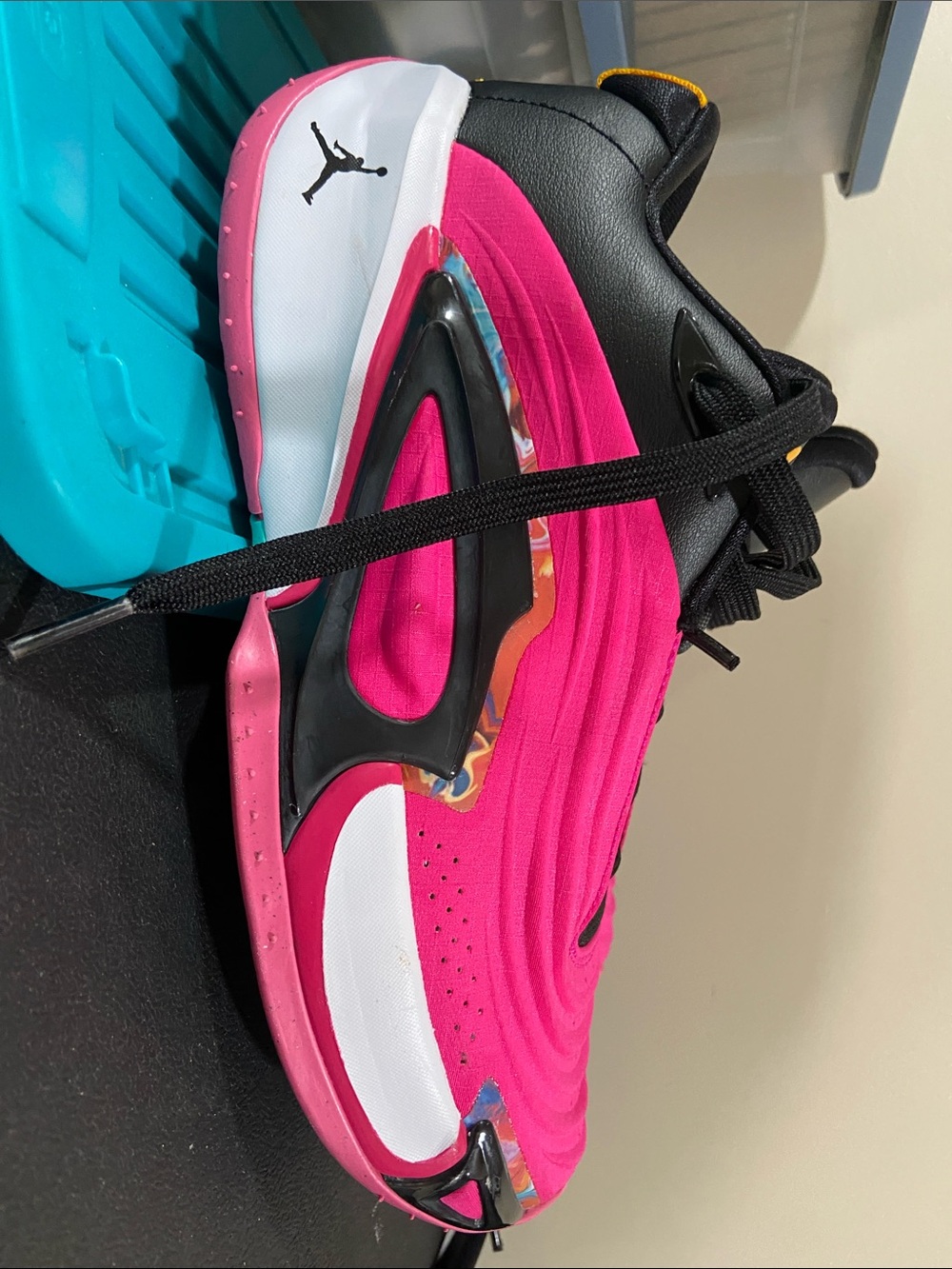 Jordan Women’s Hot Pink and Black Athletic Sneaker/ no box